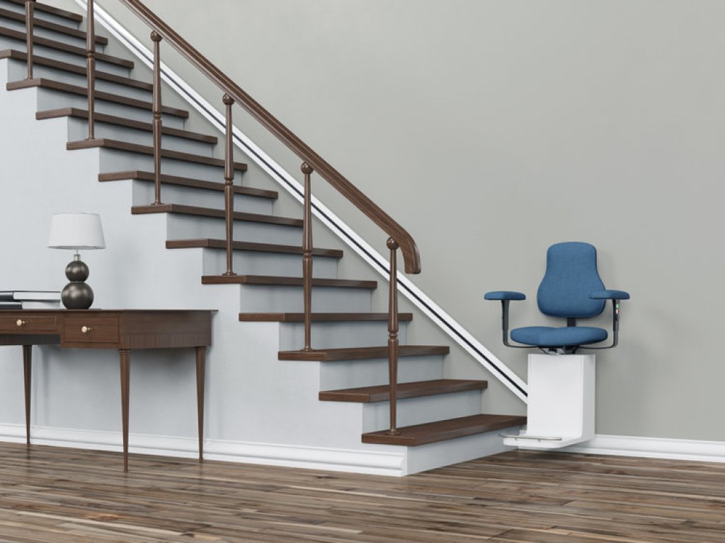 Vivienda accesible con una silla salvaescaleras (I)