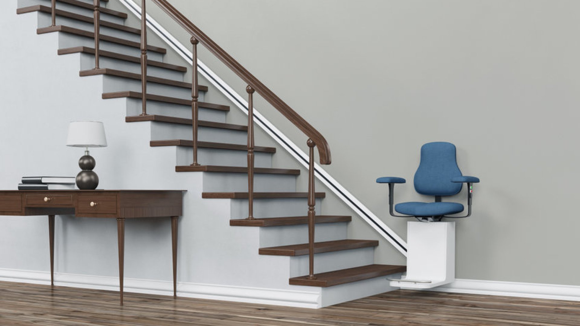 Vivienda accesible con una silla salvaescaleras (I)